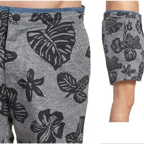 Scotch & Soda Printed Floral Tropical Melange Swim Short Size XL - Picture 15 of 15